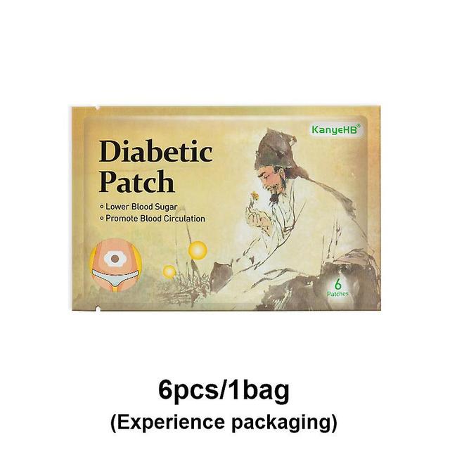 Qian 18pcs/3bags Diabetic Patch Natural Herbal Cure Lower Blood Glucose Treatment Sugar Balance Burning Fat Medical Diabetes Plaster 6pcs per 1bag on Productcaster.