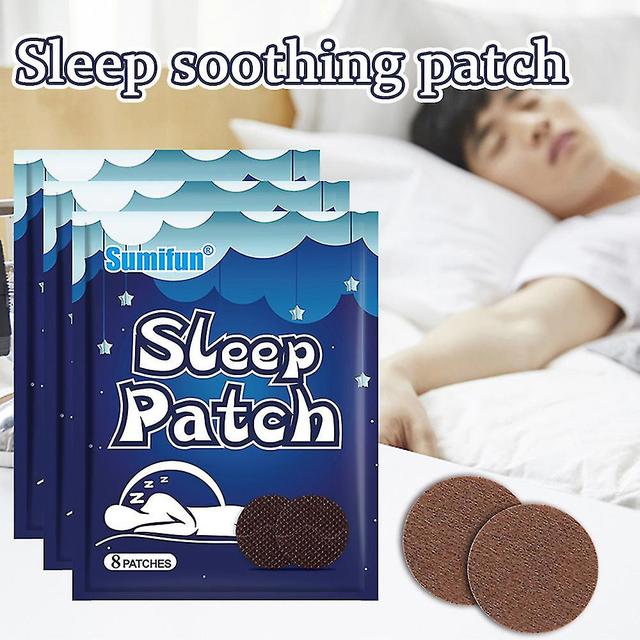 Insomnia Treatment Patch 8pcs/pack Improve Sleeping Patch Anxiety Stress Qxuan on Productcaster.