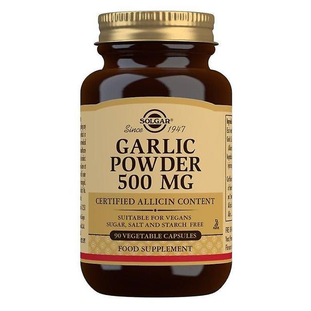 Solgar Garlic Powder 500 mg Vegicaps 90 (12537076) on Productcaster.