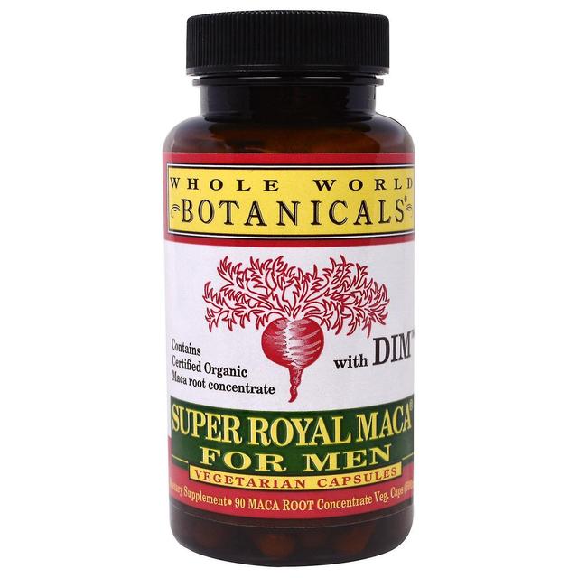 Whole World Botanicals, Super Royal Maca Para Homens, 500 mg, 90 Cápsulas Vegetarianas on Productcaster.