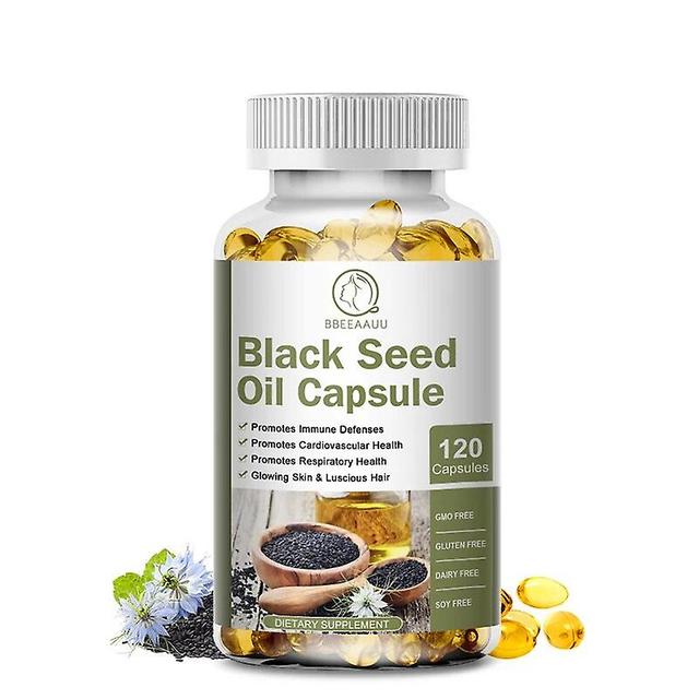 Venalisa BBEEAAUU Black Cumin Seed Oil Capsule Immune,Digestion,Respiratory, Kidney Liver Health Balanced Blood Sugar Level Joint Health 120pcs on Productcaster.