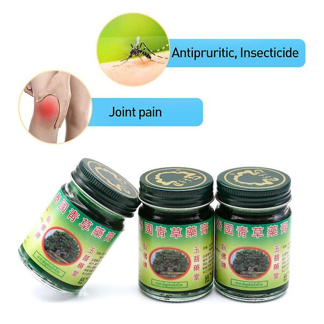 Gift 50g Thai Balm Green Herbal Ointment Massage Muscle Joints Sprain Aches Balm on Productcaster.