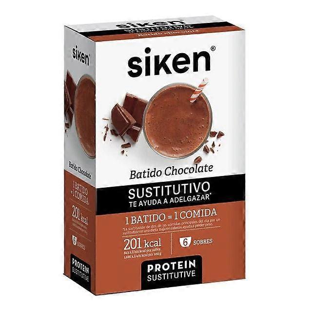 Indulge in richness with siken batido chocolate 6 sobres on Productcaster.