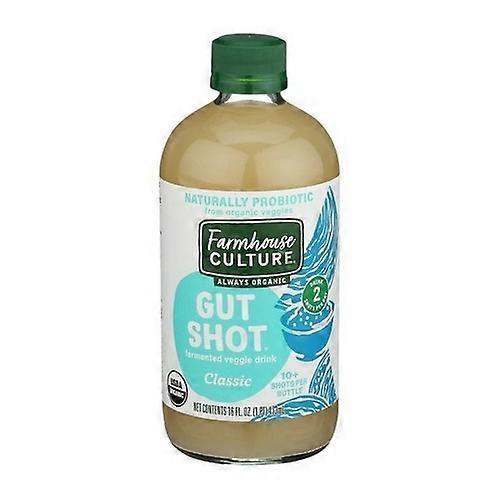 Farmhouse Culture Fermented Veggie Drink Gut Shot Classic ,16 Oz (Case Of 6) on Productcaster.