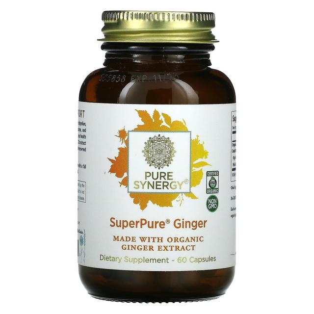 Pure Synergy, SuperPure Ginger, 60 Capsules on Productcaster.