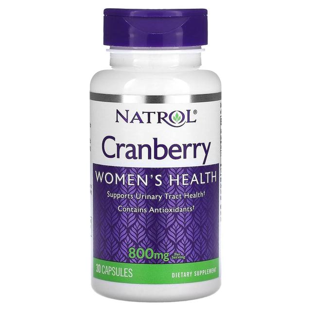 Natrol, Cranberry, 400 mg, 30 Capsules on Productcaster.