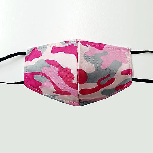 Giftscircle Darčeky Ozdobná látková maska na tvár Camo Pink & Grey, balenie 5 (balenie po 1) on Productcaster.