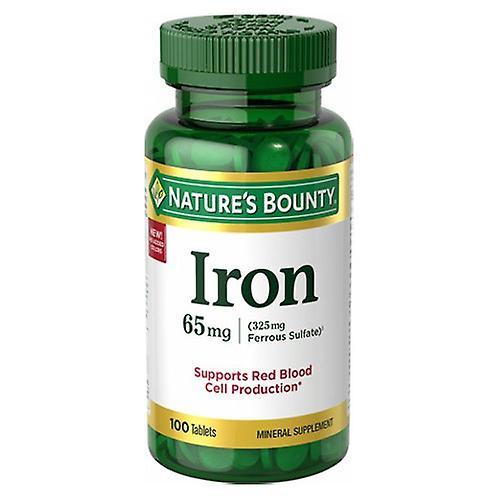 Natures Bounty Nature's Bounty Iron,65 mg, počet z 1 (balenie po 6) on Productcaster.