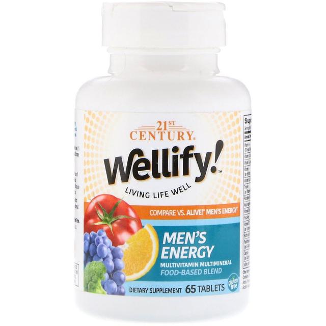 21st Century, Wellify! Men's Energy, Multivitamin Multimineral, 65 Tablets on Productcaster.