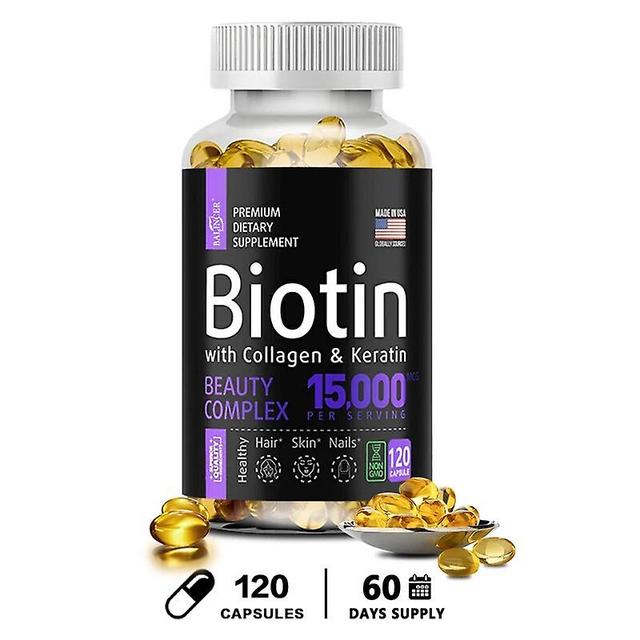 Vorallme Balincer with Biotin + Collagen + Keratin Supplement - for Healthy Hair, Skin and Nails | Non-GMO, 120 capsules 120 count-1 bottle on Productcaster.