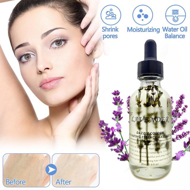 Gaoguang Unadulterated Lavender Dried Flower Essential Oil-Natural Smell Skin Care Multi-purpose Lasting Smell 30ml GAO2343 Black Free Size on Productcaster.