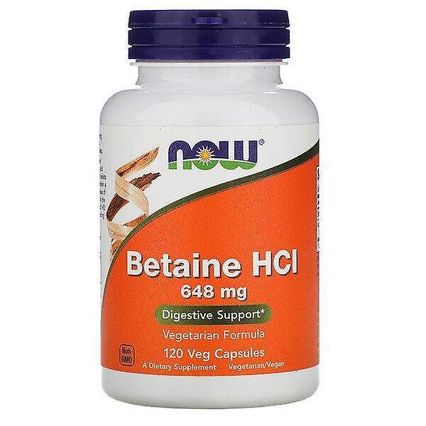 Now Foods, Betaine HCL, 648 mg, 120 Veg Capsules on Productcaster.