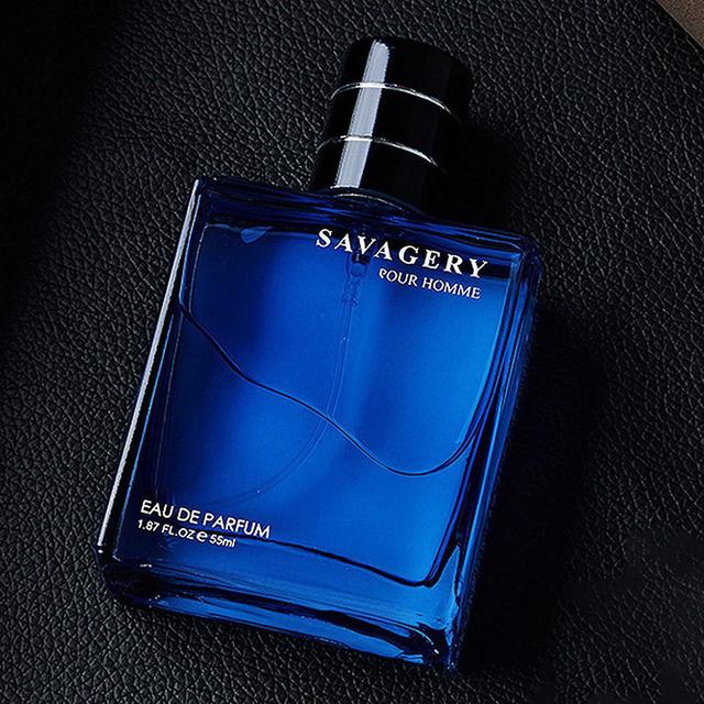 Men's Ocean Perfume Is Natural Fresh And Durable Classic Men's Perfume Lasting Fragrance Lasting Charm 55ml Blue on Productcaster.