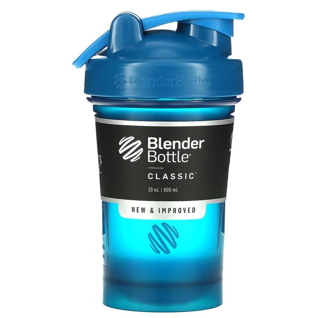 Blender Bottle, Classic with Loop, Ocean Blue, 20 oz (600 ml) on Productcaster.