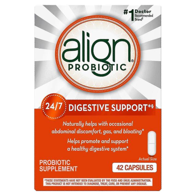 Align Uitlijnen van probiotische supplement, 24/7 spijsvertering support, 42 ea on Productcaster.