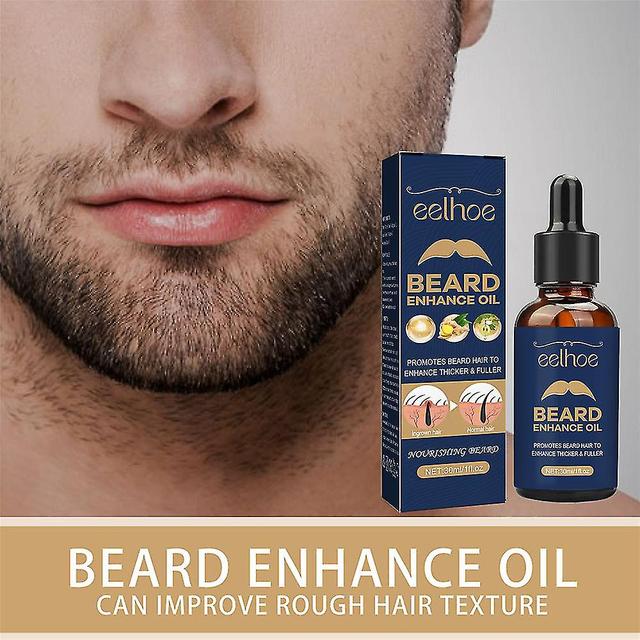 Tmall 1/2pcs Beard Enhance Oil, Men Moustache Beard Moisturize Fast Growth Enhance Facial Nutrition Liquid 30ml on Productcaster.