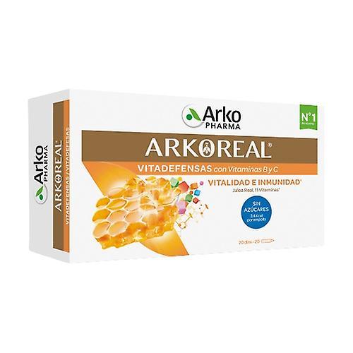 Arkopharma Arkoreal Vitadefensas with royal jelly and vitamins 20 ampoules of 15ml on Productcaster.