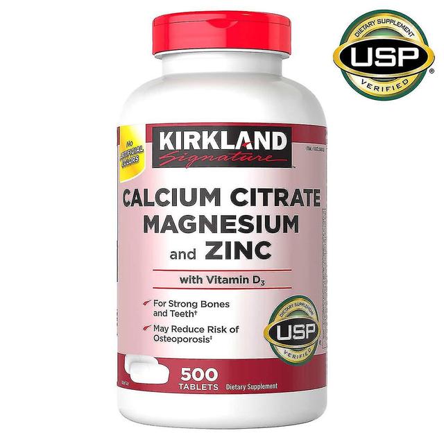 Kirkland signature calcium citrate magnesium and zinc tablets, 500 ea on Productcaster.