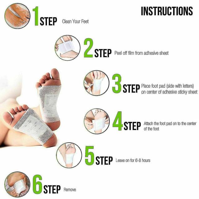 Sajygv Sajy 10pcs Detox Foot Patch Pads Detoxify Adhesive Natural Plant Herbal Toxin Removalwanan on Productcaster.