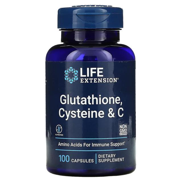 Life Extension, Glutathione, Cysteine & C, 100 Capsule on Productcaster.