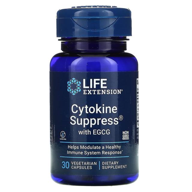 Life Extension Levensverlenging, cytokine suppress met EGCG, 30 vegetarische capsules on Productcaster.