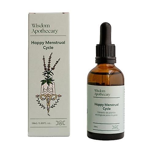 Wisdom Apothecary Happy menstrual cycle extract hormonal regulation menstruation or menopause 50 ml on Productcaster.