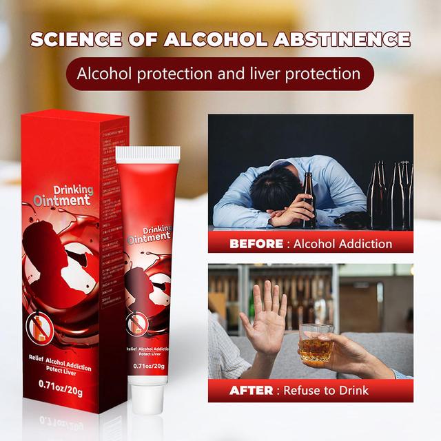 Quit Drinking Ointment Liver Protection Relieve Discomfort Drinking Craving Supplements 20g on Productcaster.