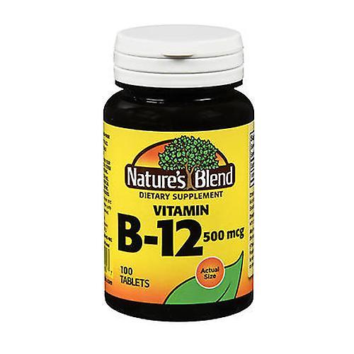 Nature's Blend Prírodná zmes Vitamín B12 tablety, 500 mg, 100 kariet (balenie po 3) on Productcaster.