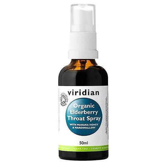 Viridian Elderberry Throat Spray 50ml (629) on Productcaster.