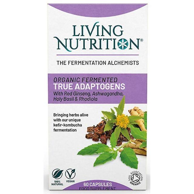 Living Nutrition Živá výživa organické fermentované pravé adaptogény čiapky 60 (LN2201) on Productcaster.