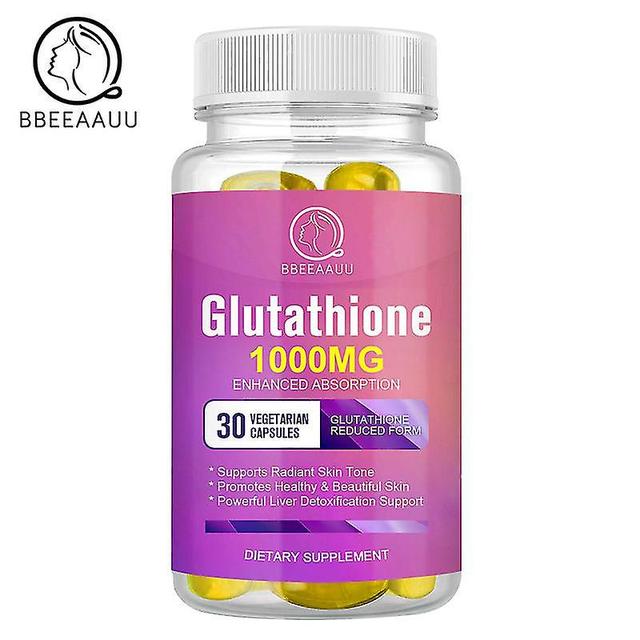 Guoguo Glutathione Capsules Whitening Whiten Skin Anti-aging Remove Acne Marks Beauty Health Food Personal Health Care 30pcs on Productcaster.