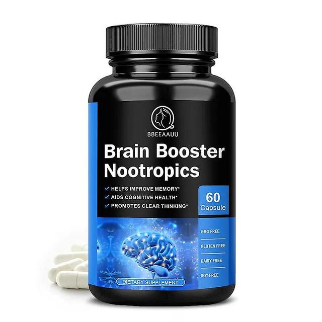 Eccpp 100mg Phosphatidylserine Capsule Brain Booster Nootropics Improve Memory And Focus Smarter Brain Health Supplement 60pcs on Productcaster.