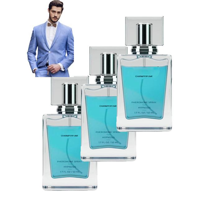 3pcs Cupid Charm Toilette for Men (Pheromone-Infused) - Cupid Hypnosis Fragrances for Men B2 on Productcaster.