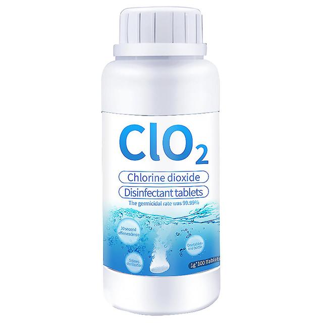 Food Grade Chlorine Dioxide, Chlorine-containing Effervescent Tablets, 100 Tablets, Disinfection Tablets, Medical Skin, Home Environment, Bacterici... on Productcaster.