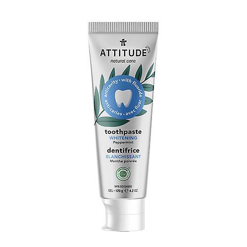 Attitude Adult Toothpaste With Fluoride Whitening, 120 Grams on Productcaster.