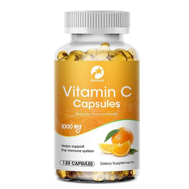 Tib Kexinsh Vitamin C 1000mg Capsule Tablets Supplements For Whitening Collagen Organic Vitamin C Capsules Improve Immunity 120 counts on Productcaster.