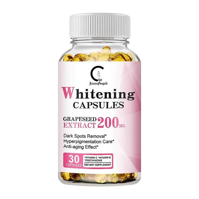 Eccpp Grape Seed Whitening Capsules Dark Spots Remover Brighten Skin Antioxidant Dietary Supplements Easy To Absorb 30pcs on Productcaster.