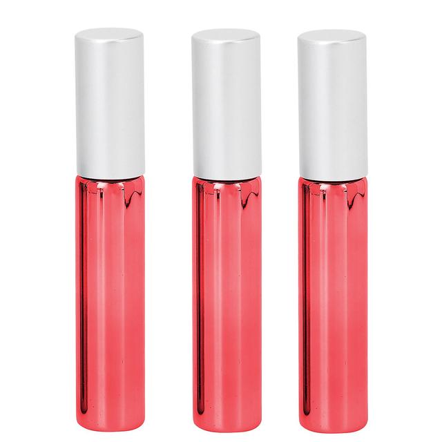 Perfume Bottle 10ML Red Perfume Roller Bottle Oil Atomizer Spray Dispenser Container 3pcs on Productcaster.