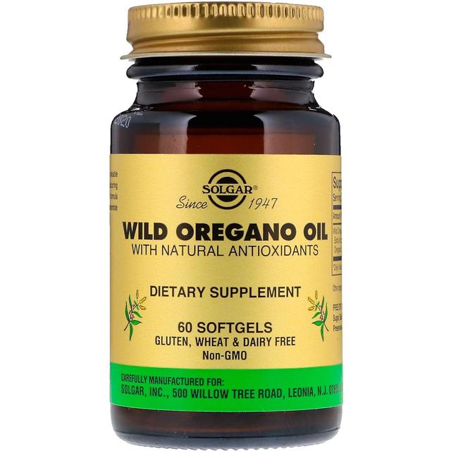 Solgar, Wild Oregano Oil, 60 Softgels on Productcaster.