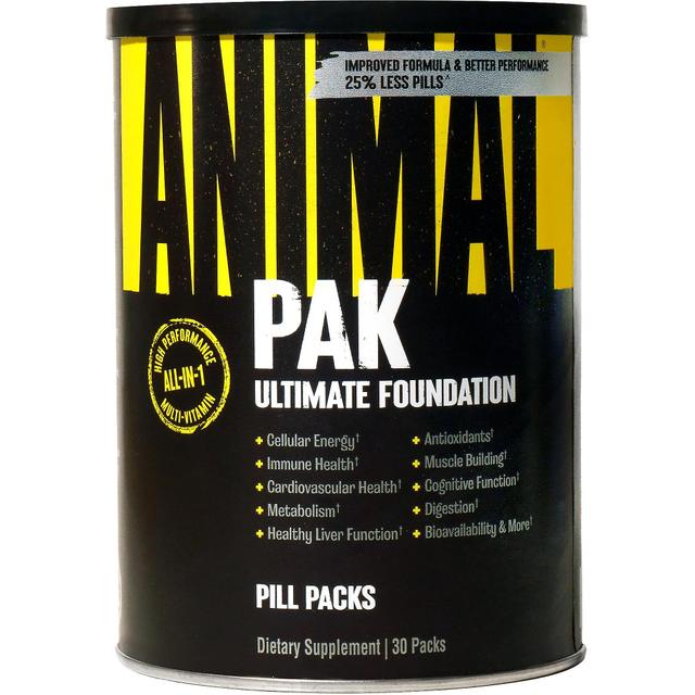 Universal Nutrition Animal Pak Dietary Supplement - 30 Packs on Productcaster.