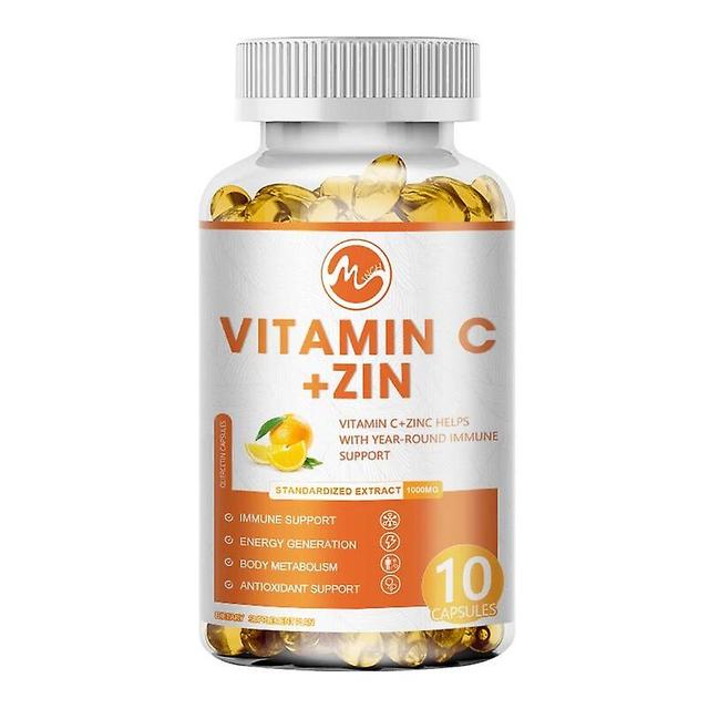 Vitamin C 1000mg With Zinc 20mg Capsules for Support Cellular Energy Production & Collagen Formation Body System SupplemenTIB TIB . 10 capsules on Productcaster.