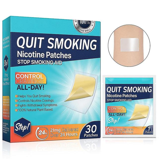 Guoguo Anti-Smoke Patch med växtextrakt Bärbara Quit Smoking-klistermärken för rökavvänjning Stage I on Productcaster.