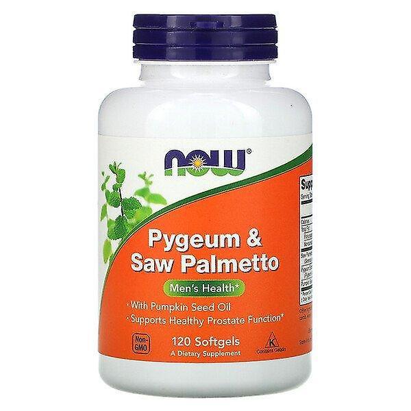 Now Foods, Pygeum & Saw Palmetto, 120 Softgels on Productcaster.