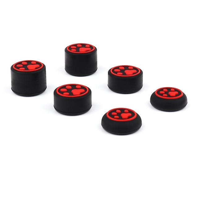 6pcs Cat-claw Thumb Grip-caps pour Ps5 / Ps4 / Ns Pro Silicone Joystick-caps 2 on Productcaster.