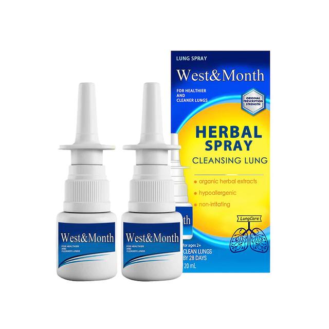 Organic Herbal Cleansing Nasal Spray 20ml 2pcs on Productcaster.