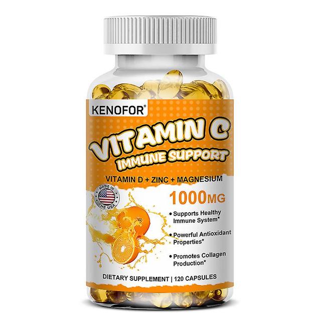 Vorallme Kenofor Vitamin C Immune Support, Containing Vitamin D, Zinc, Magnesium, Powerful Antioxidant, Promotes Collagen Production 120 count-1 bo... on Productcaster.