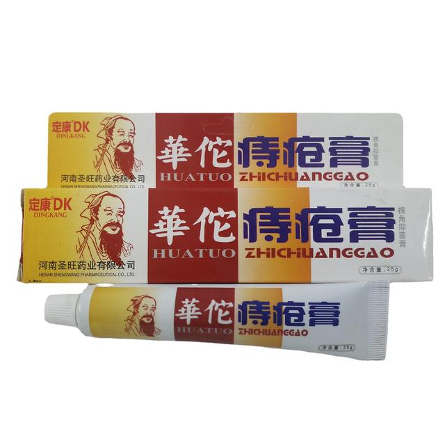 5pcs Huatuo Hemorrhoid Cream Internal External Piles Chinese Herbs Ointm 3pcs on Productcaster.