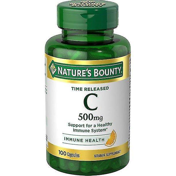 Aleko Nature's Bounty Vitamin C Time Release Cápsulas, 500 mg, 100 ct on Productcaster.