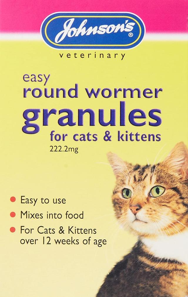 Johnsons Veterinary Products Johnson's Cat Kitten Easy Wormer Granules on Productcaster.