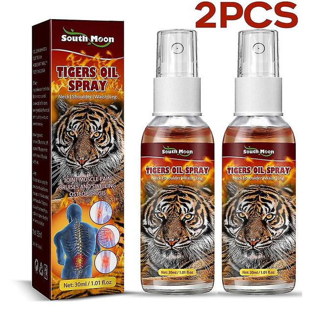 1/2pcs 30ml Tiger Oil Spray tradizionale muscolo articolare colonna vertebrale lombare sollievo dal dolore corpo completo on Productcaster.